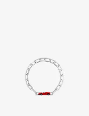 POUBEL Sports Car Sterling-Silver and Enamel Charm detail 2