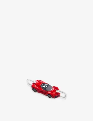 POUBEL Sports Car Sterling-Silver and Enamel Charm detail 3