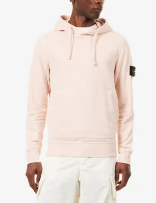 STONE ISLAND Brand-Badge Cotton Hoody detail 3