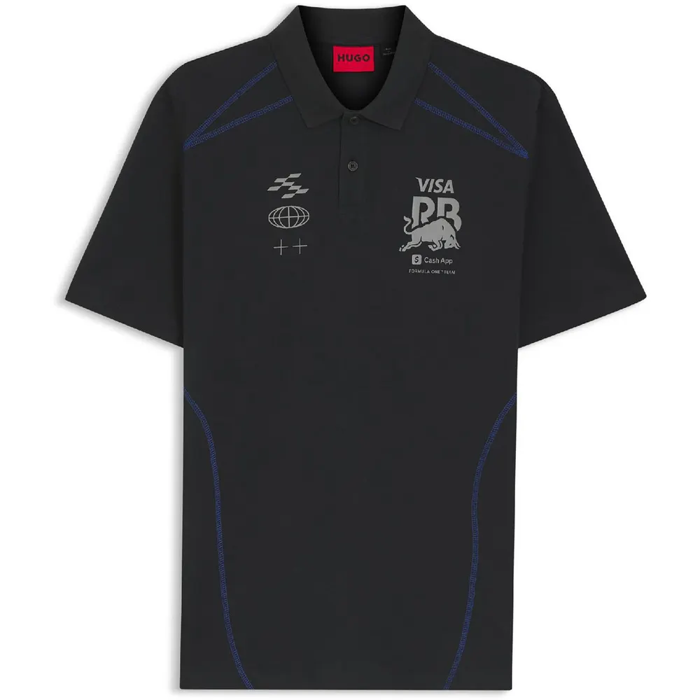 Hugo Men's VCARB Racing Bulls Short-Sleeve Polo