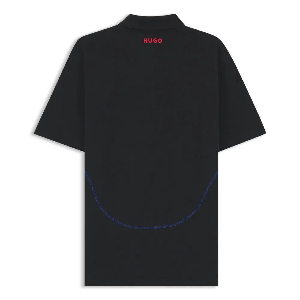 Hugo Men's VCARB Racing Bulls Short-Sleeve Polo detail 2
