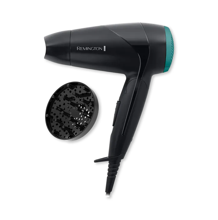 Remington Travel Dryer with Folding Handle & Diffuser - D1500