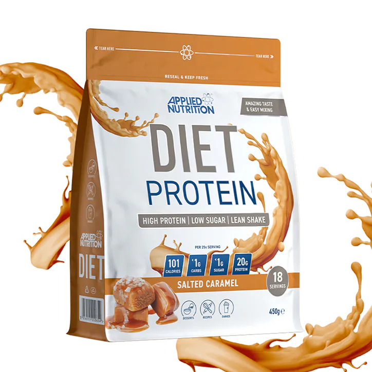 Applied Nutrition Diet Protein Salted Caramel 450g (18 Servings), additional product view 2