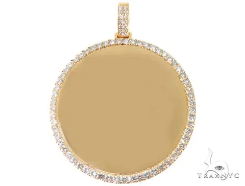 RINA - For Him FACTORY 14K Gold Customizable Photo Pendant 2.5 inches 64680 in Rose Gold – Pendant