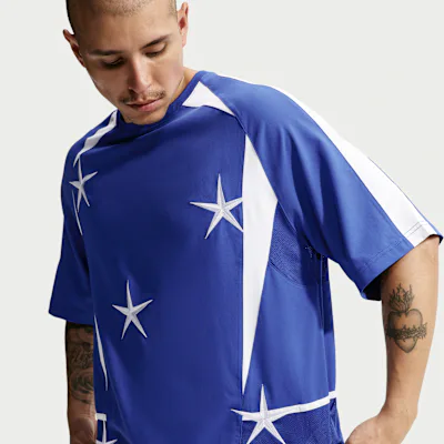 Nike Sportswear Men's Football Shirt - Old Royal/White/Safety Orange