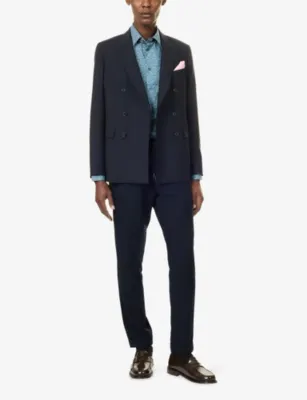 PAUL SMITH Double-Breasted Wool-Blend Blazer detail 2