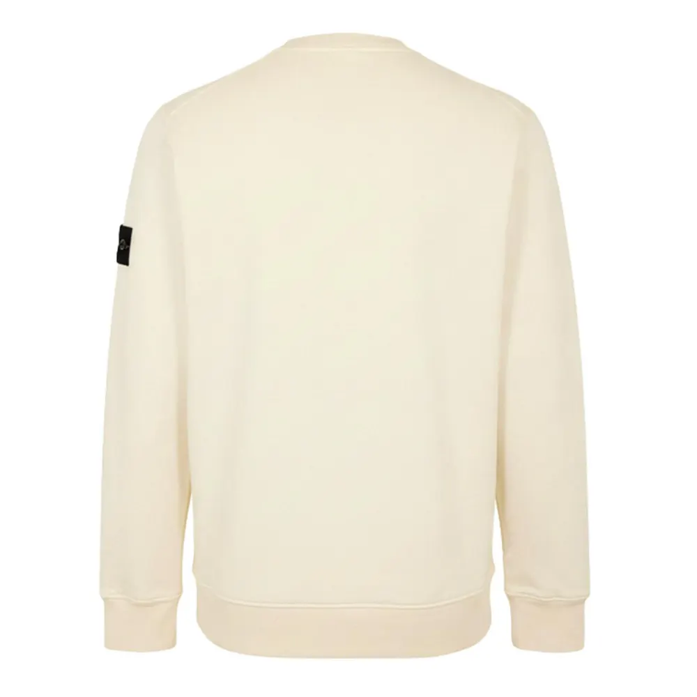 Stone Island Men's Fleece Crew Sweatshirt detail 2