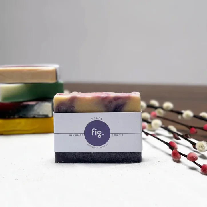 Fig Soap Bar - Peace - Yoghurt & Lavender detail 2