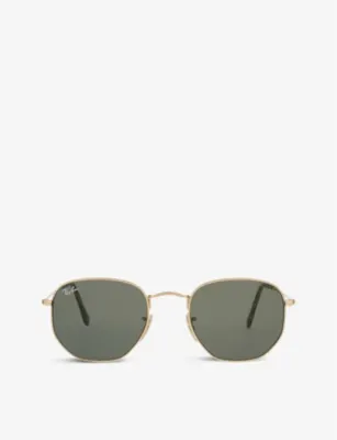 RAY-BAN RB3548 hexagonal-frame sunglasses