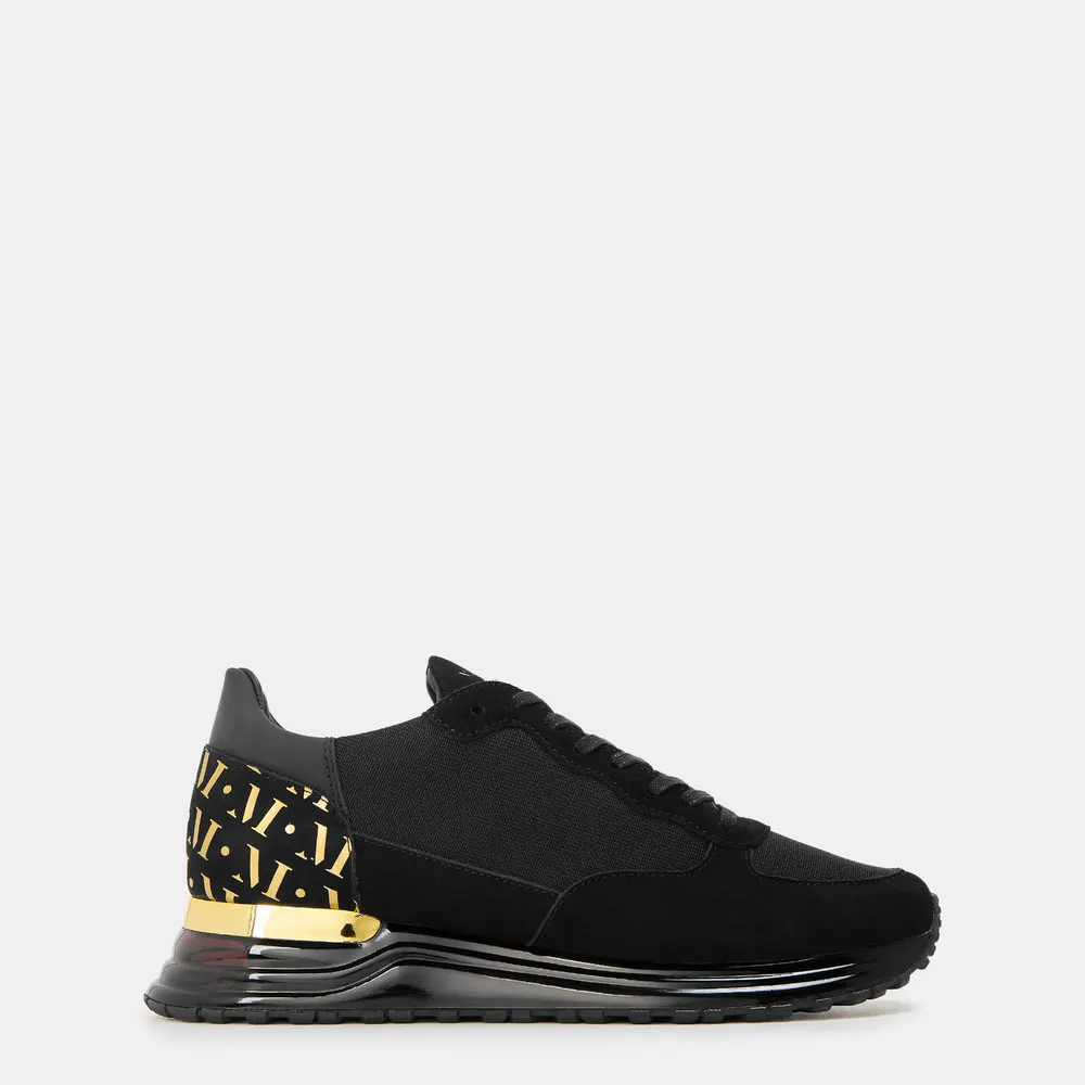 Mallet Popham Gas Trainers in Black/Gold – Footwear