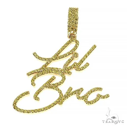 RINA - For Him CUSTOM Custom Made Diamond Name Pendant 67450 in Rose Gold – Pendant