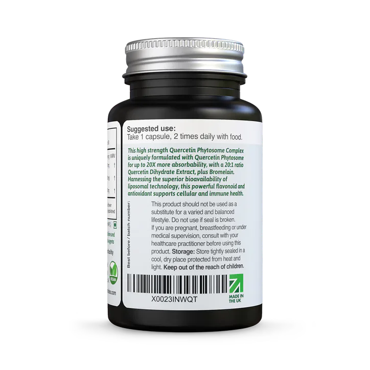 Nature Provides Quercetin Phytosome® Complex (1,300mg) + Bromelain 60 Capsules detail 3
