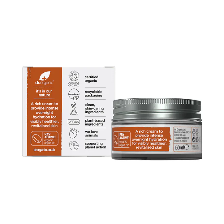 Dr Organic Moroccan Argan Oil Night Cream 50ml detail 3