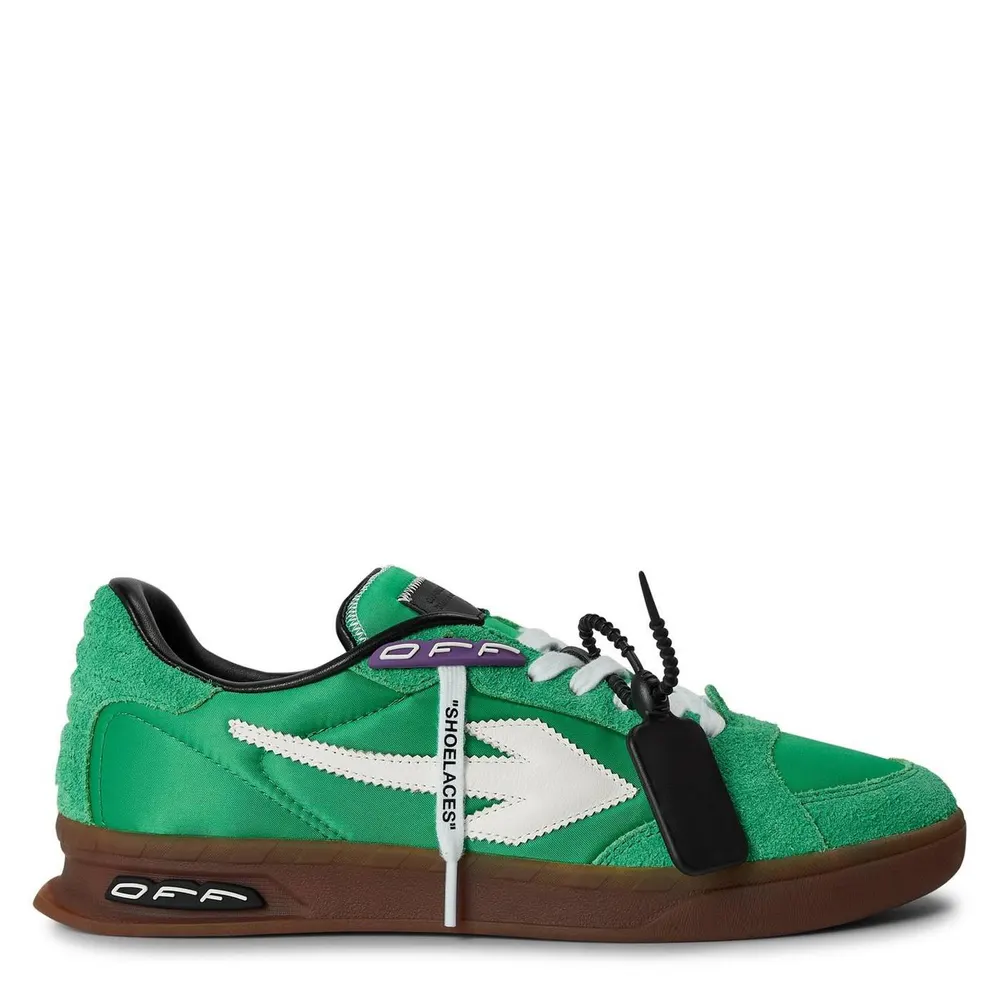 Off White End Of Play Sneakers Mens in Green/ White – Footwear