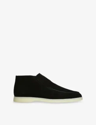 AURELIEN City Suede Loafers - EUR 43 / 9 UK MEN in BLACK – Mens | Loafers