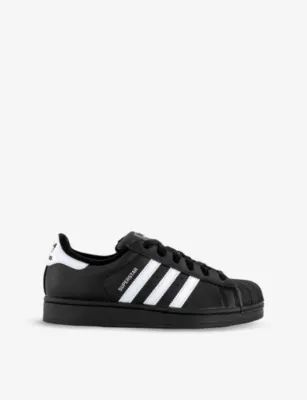 ADIDAS Superstar II Pony-Hair Leather Low-Top Trainers - EUR 44 / 10 UK MEN in CORE BLACK WHITE CORE BL – Mens | Trainers | Lace up trainers