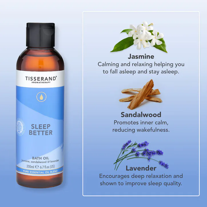 Tisserand Sleep Better Bath Oil 200ml detail 3