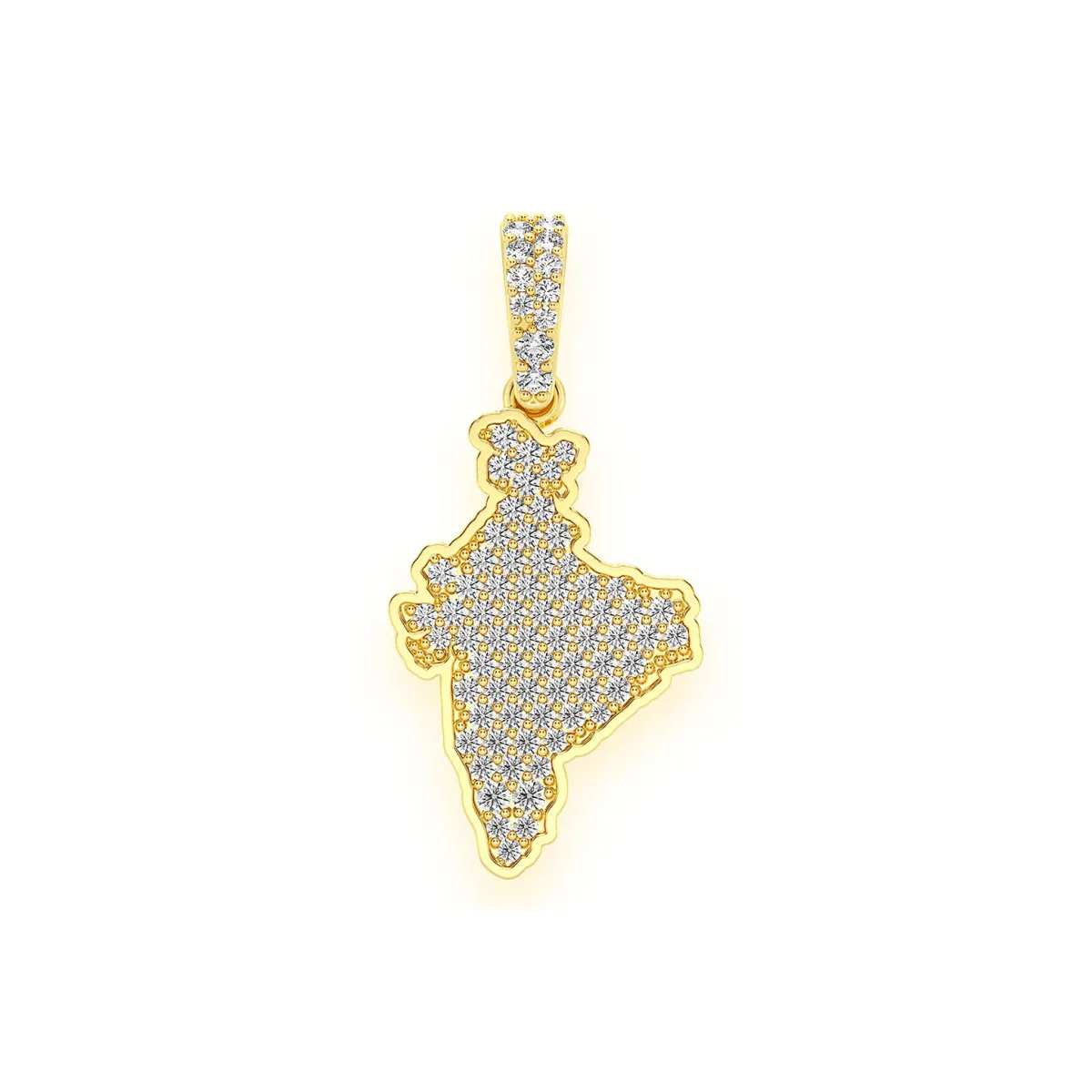 For Him India Diamond Pendant in Rose Gold / Lab Grown Diamond – Pendant