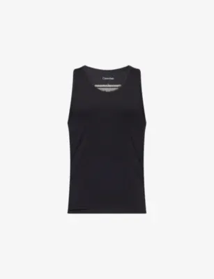 CALVIN KLEIN Lounge Regular-Fit Pack Of Three Cotton-Jersey Tank Tops