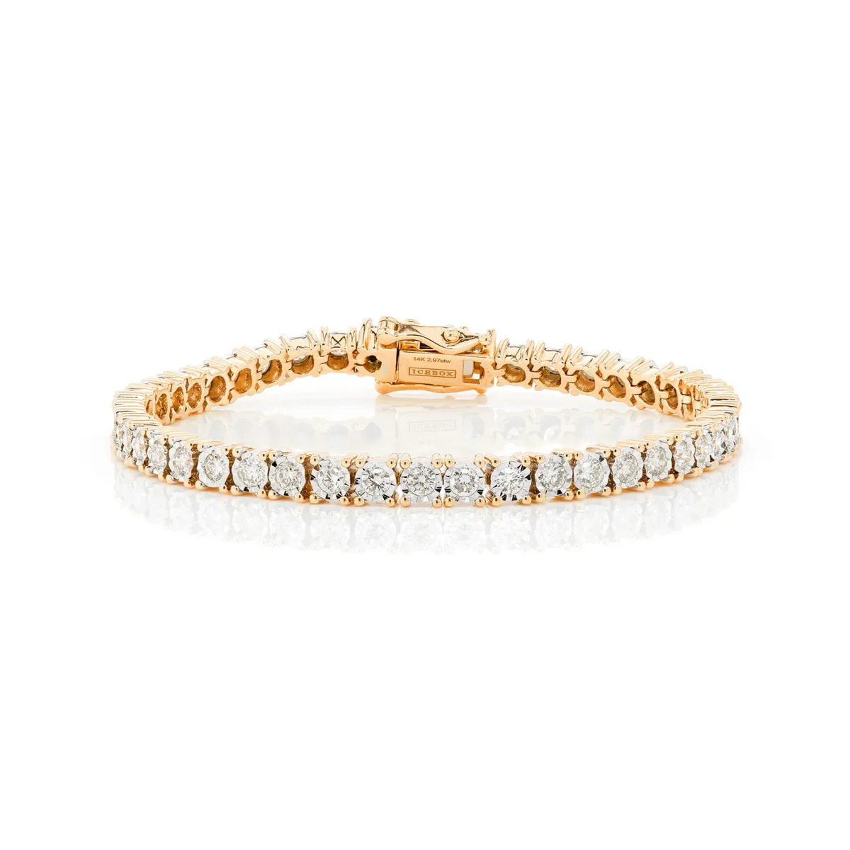 For Him Miracle Diamond Tennis Bracelet