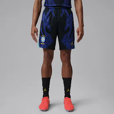 Nike Brazil 2026 Stadium Away Men's Jordan Dri-FIT Football Replica Shorts - Old Royal/Black