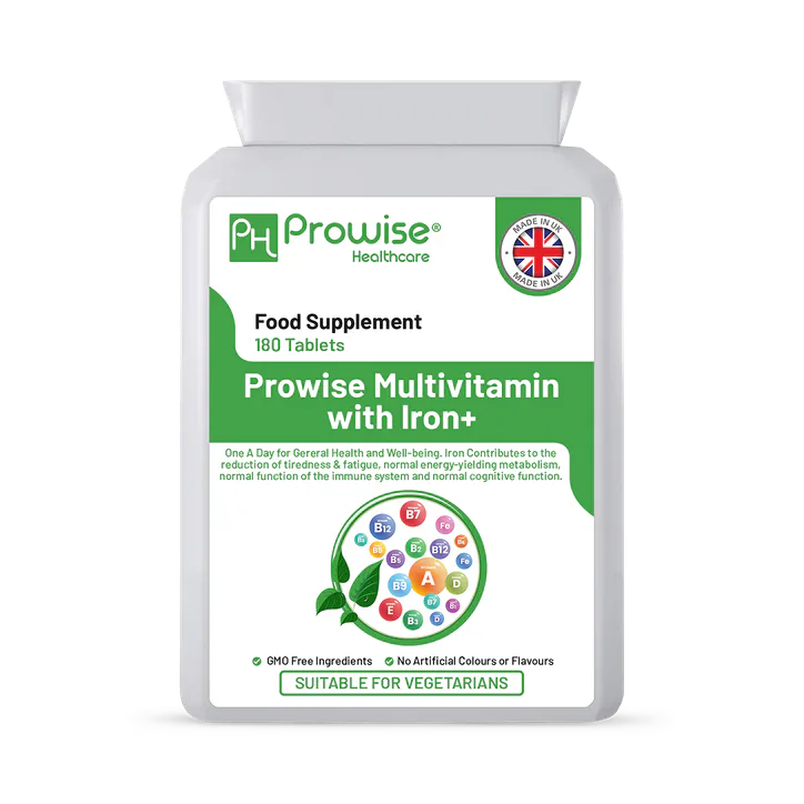 Prowise Healthcare Multivitamin & Iron 180 Tablets (6 Months Dose) Immune Support