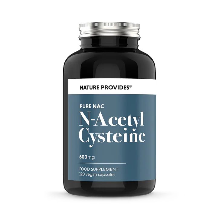 Nature Provides NAC (600mg) Pure N-Acetyl Cysteine 120 Capsules