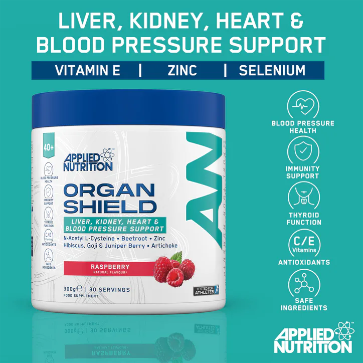 Applied Nutrition Organ Shield Support Powder Peach 300g detail 3