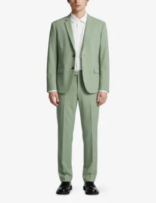 THE KOOPLES Straight-Leg Regular-Fit Wool Trousers detail 2