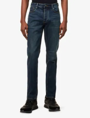 EMPORIO ARMANI Slim-Fit Straight-Leg Denim Jeans - 38/32 detail 3