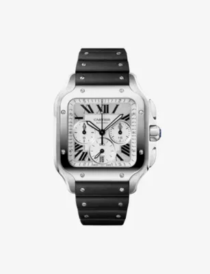 CARTIER Santos de Cartier Large Model Steel Automatic Watch detail 3