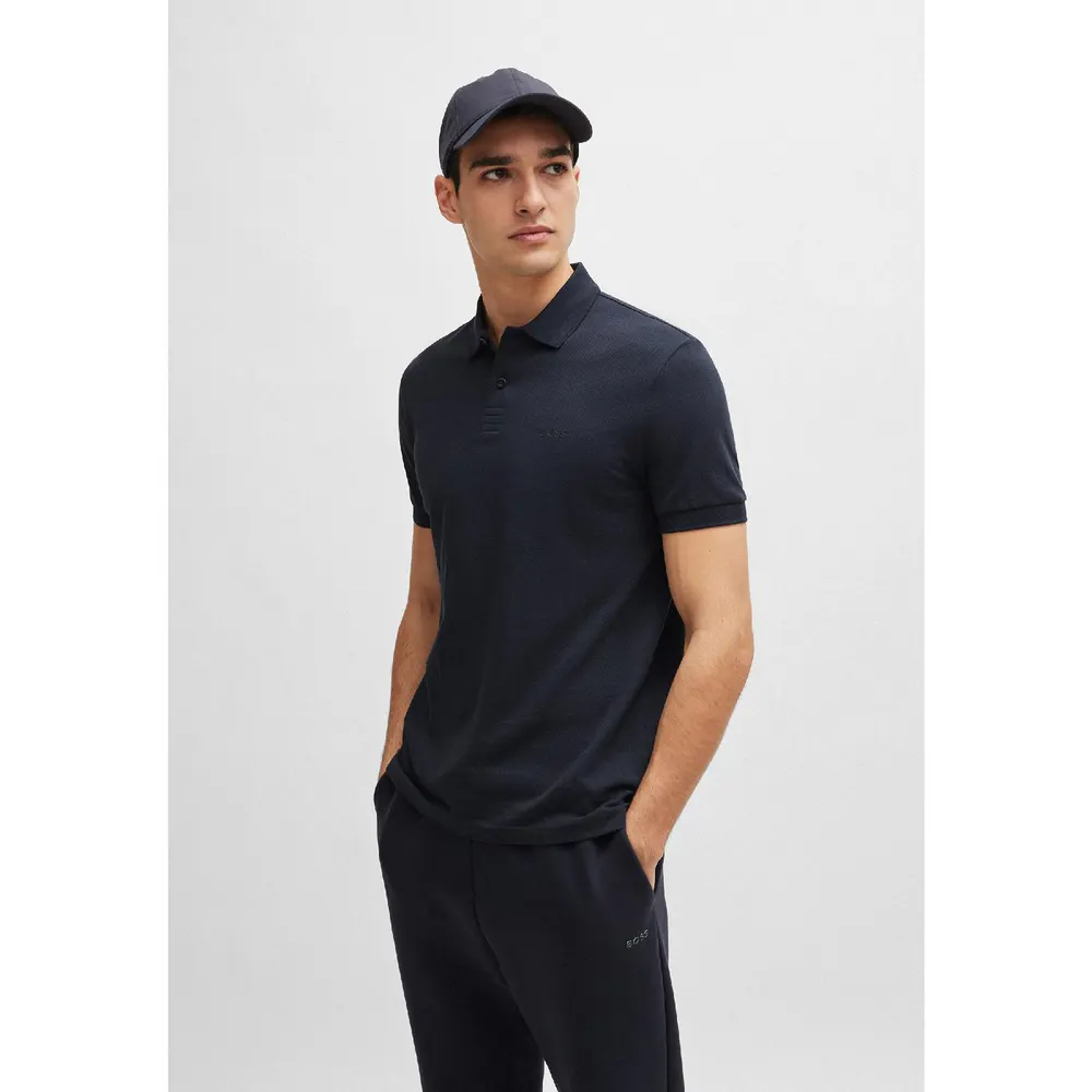 Boss Men's Pio 1 Cotton Short-Sleeve Polo Shirt detail 2
