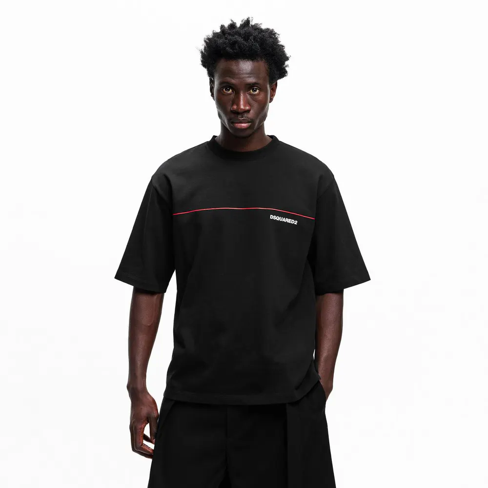 DSquared2 Men's DSQ Line Oversized T-Shirt detail 3