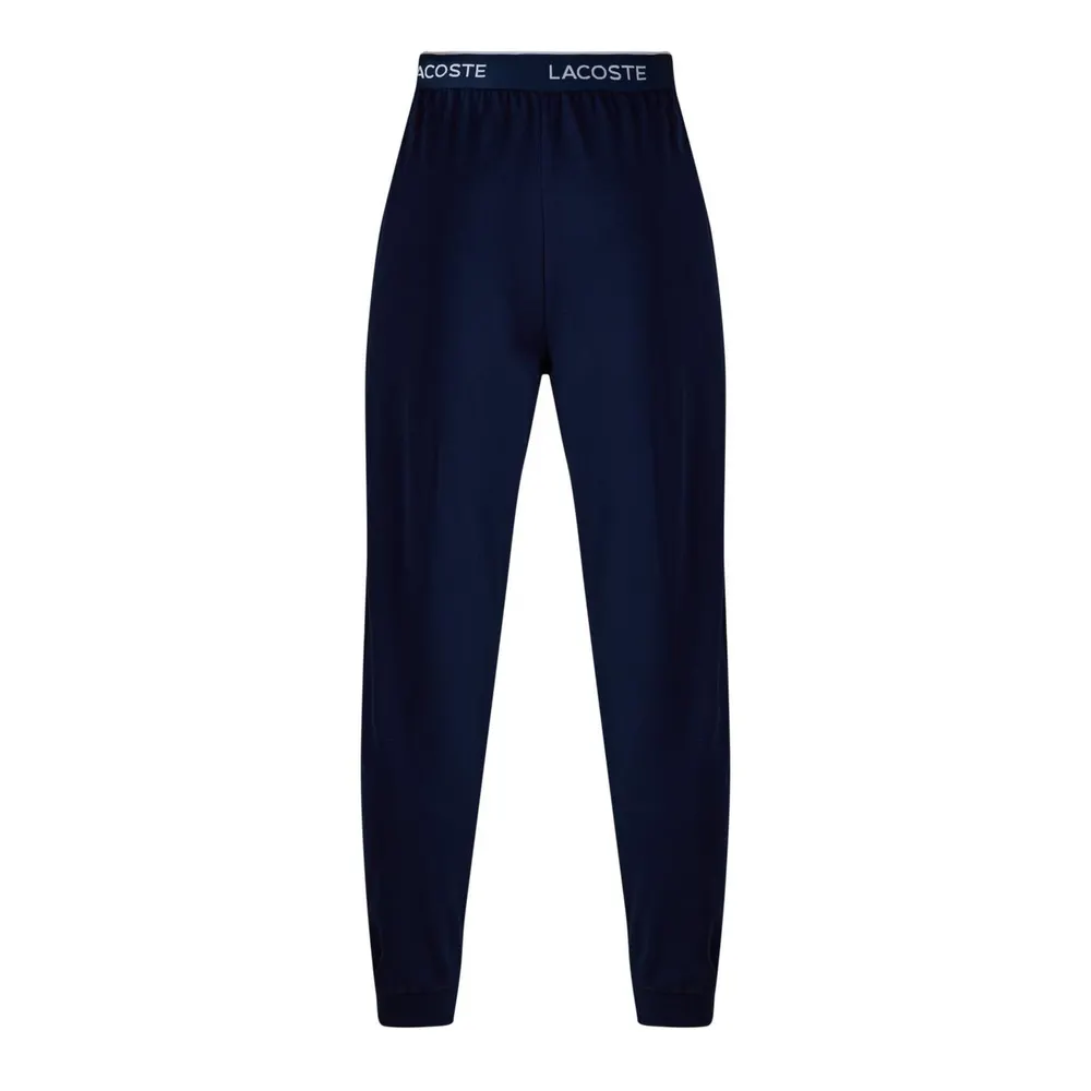 Lacoste Men's Small CrocJog Sn64 Cotton Pyjama Trousers detail 2