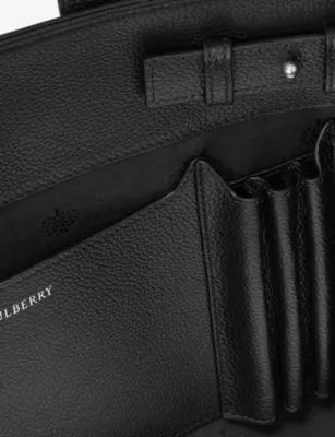 MULBERRY Piccadilly Heritage Leather Messenger Bag in BLACK, additional product view 2