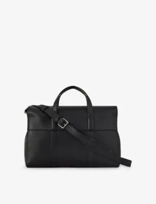 MULBERRY Piccadilly Heritage Leather Messenger Bag in BLACK, additional product view 3