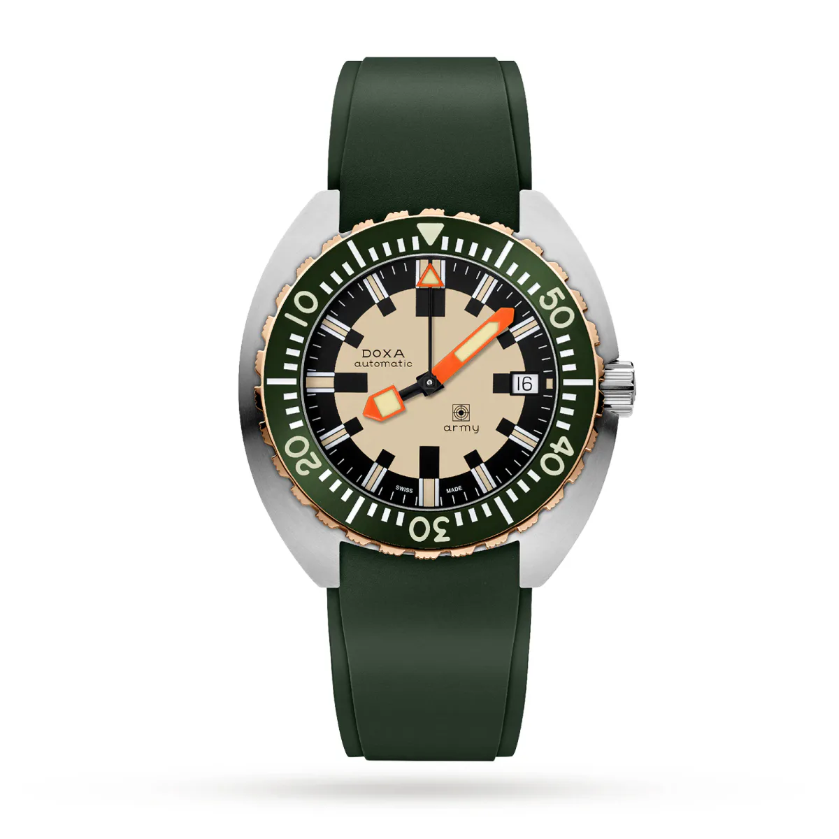 DOXA Army 42.5mm Mens Watch Beige