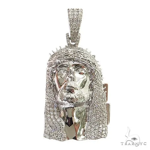 MARYAM - For Him FACTORY CONSCIOUS Walking on Water Diamond Jesus Pendant .925 Silver [Small] 69098 – Pendant