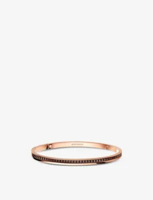 BOUCHERON Quatre Classique PVD-coated 18ct pink-gold bangle - 18cm