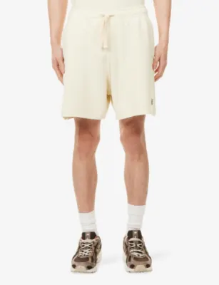 STONE ISLAND x New Balance Logo-Embellished Cotton Sweat Shorts detail 3