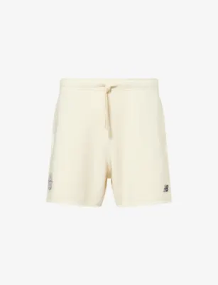 STONE ISLAND x New Balance Logo-Embellished Cotton Sweat Shorts