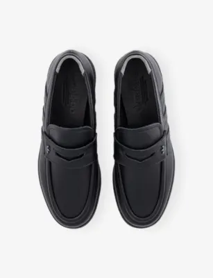 ADIDAS Handball Spezial Leather Loafers - EUR 42.5 / 8.5 UK MEN in CORE BLACK CORE BLAC, additional product view 2