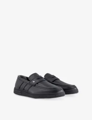 ADIDAS Handball Spezial Leather Loafers - EUR 42.5 / 8.5 UK MEN in CORE BLACK CORE BLAC, additional product view 3