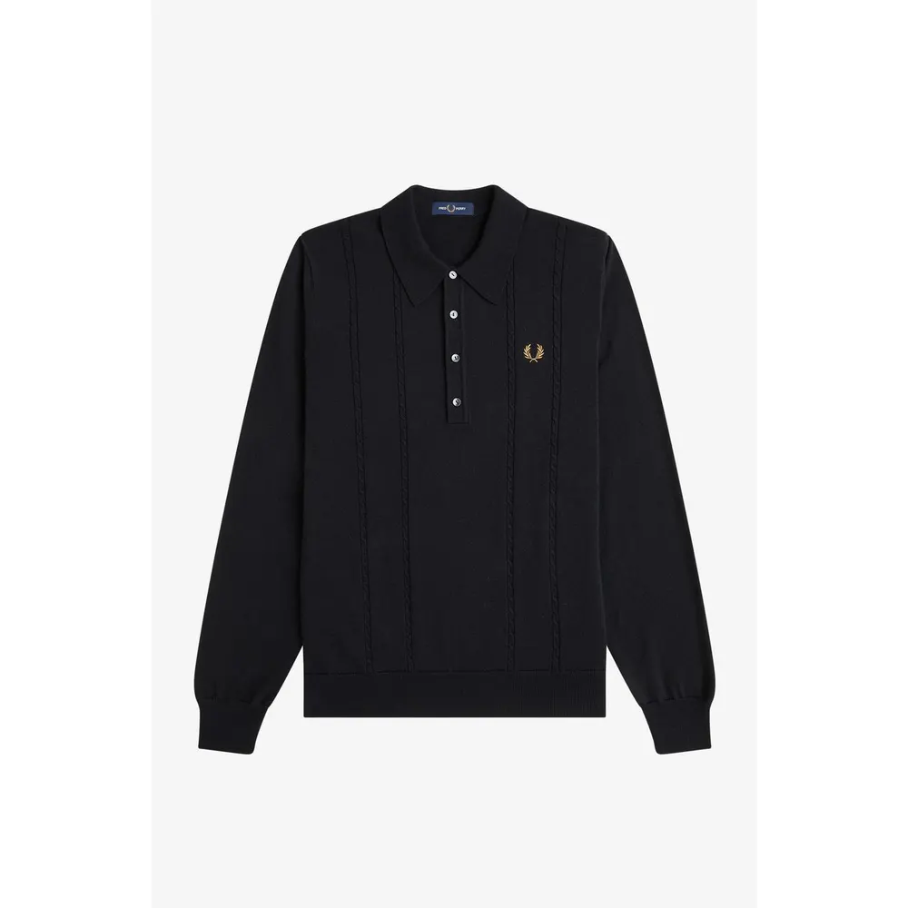Fred Perry Men's Long Sleeve Polo Shirt