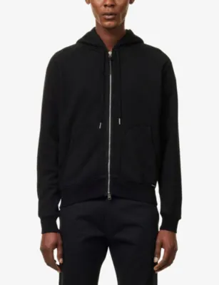 TOM FORD Regular-Fit Kangaroo-Pocket Cotton Hoodie detail 3