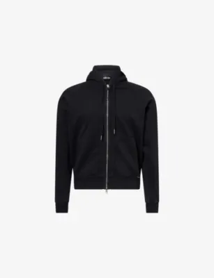 TOM FORD Regular-Fit Kangaroo-Pocket Cotton Hoodie