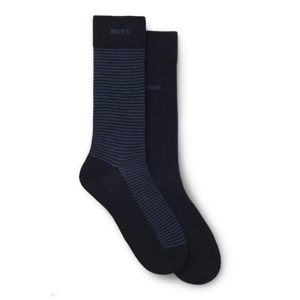 Boss 2 Pack of Stripe Socks detail 2