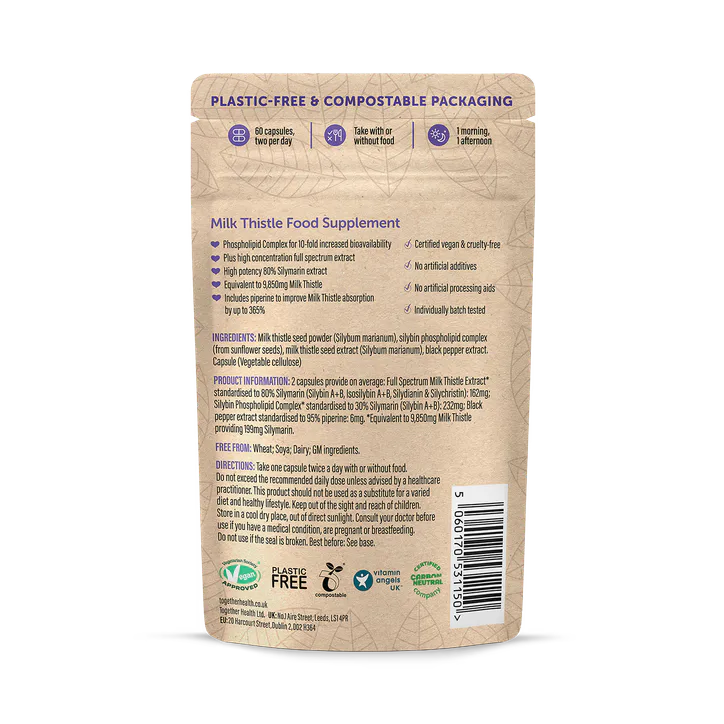 Together Health Milk Thistle 60 x Capsules, additional product view 2