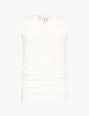 RICK OWENS Basic Sleeveless Cotton Tank Top