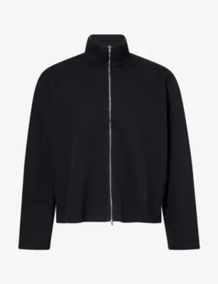 OUR LEGACY Shrunken Funnel-Neck Cotton Sweatshirt